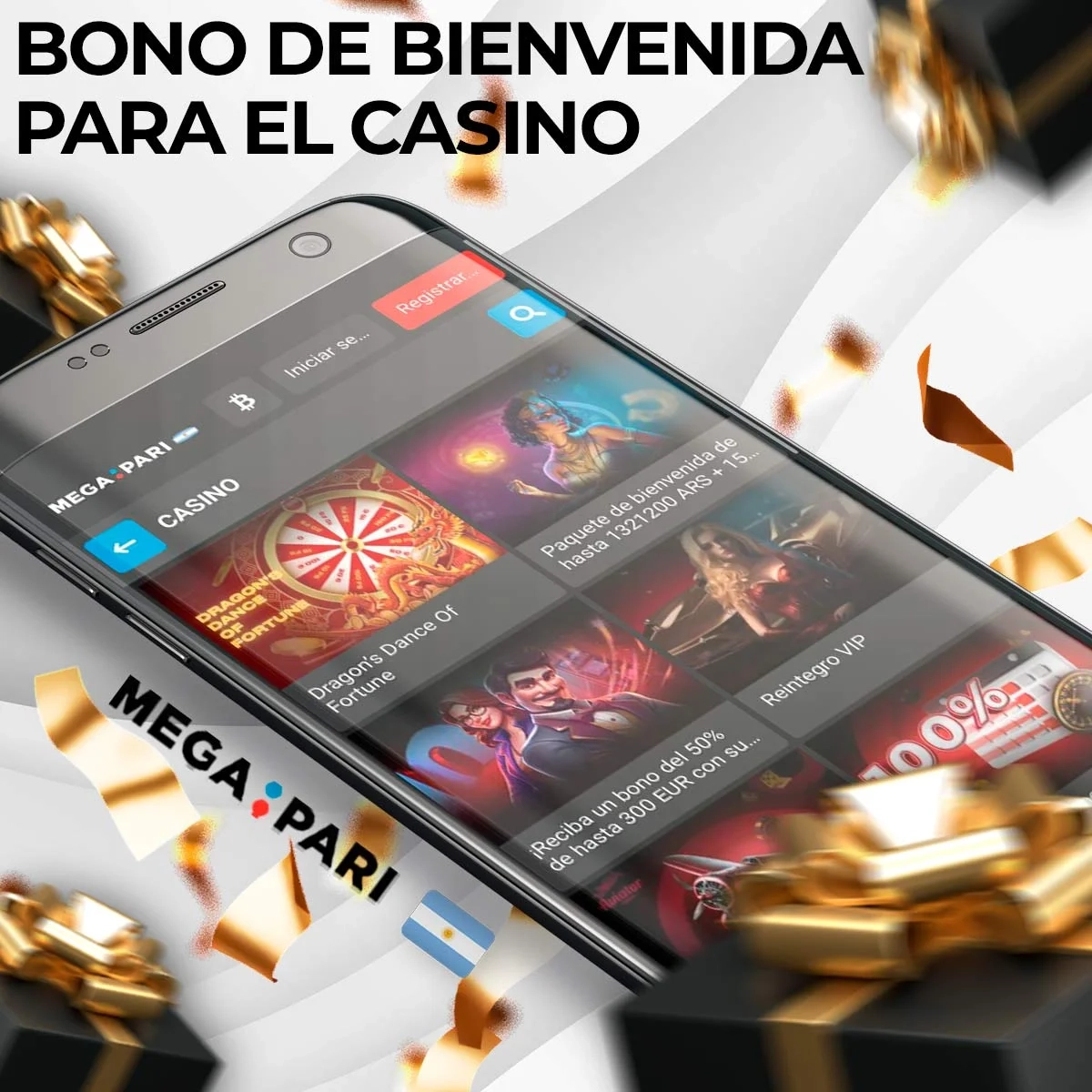 Bono de bienvenida para el Casino