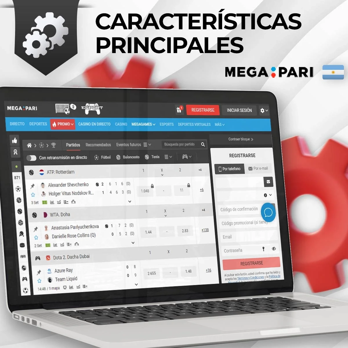 Megapari — Características principales