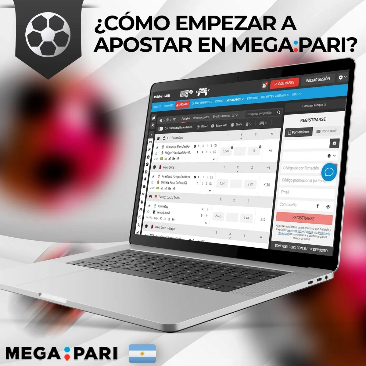 ¿Cómo empezar a apostar en Megapari?