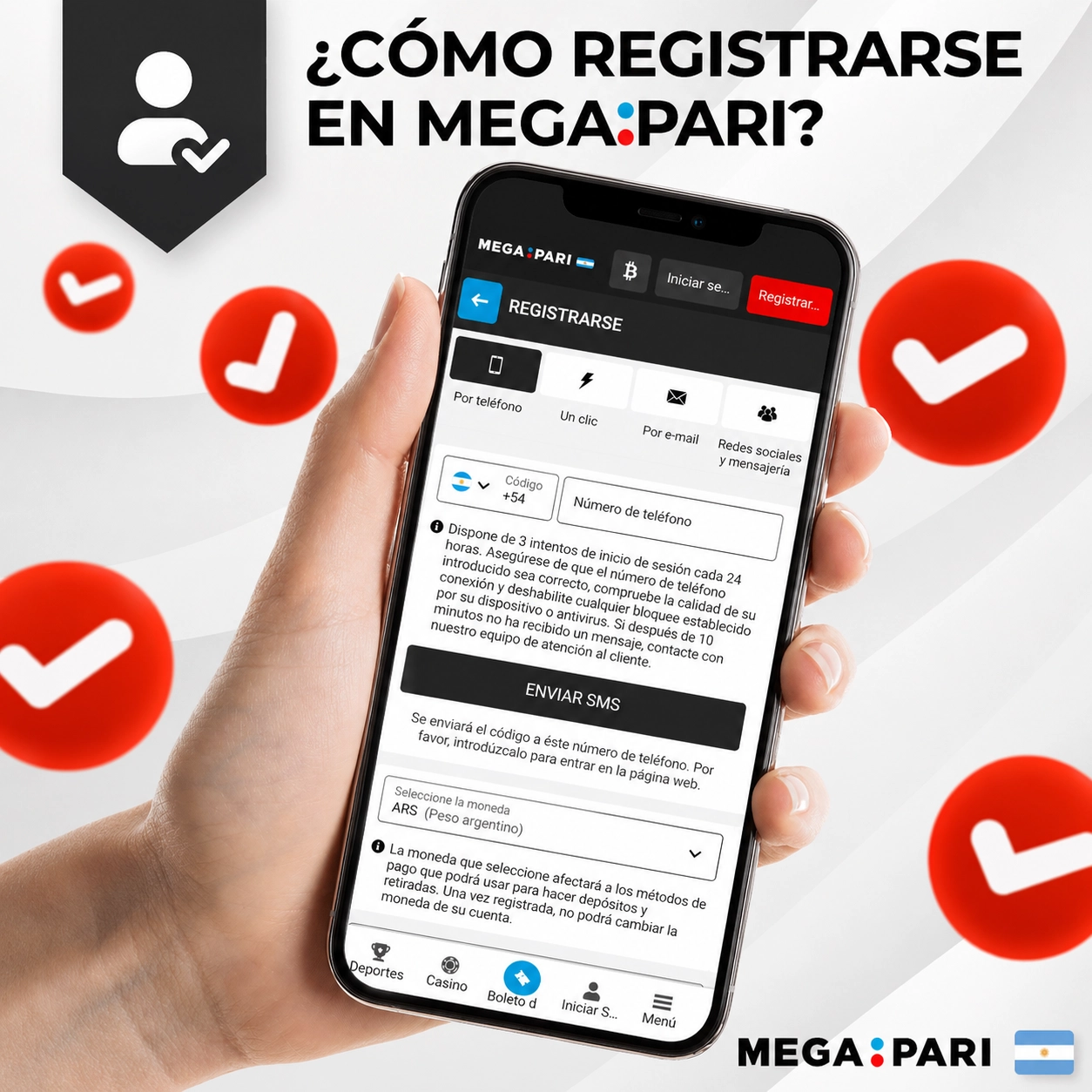 ¿Cómo registrarse en Megapari?