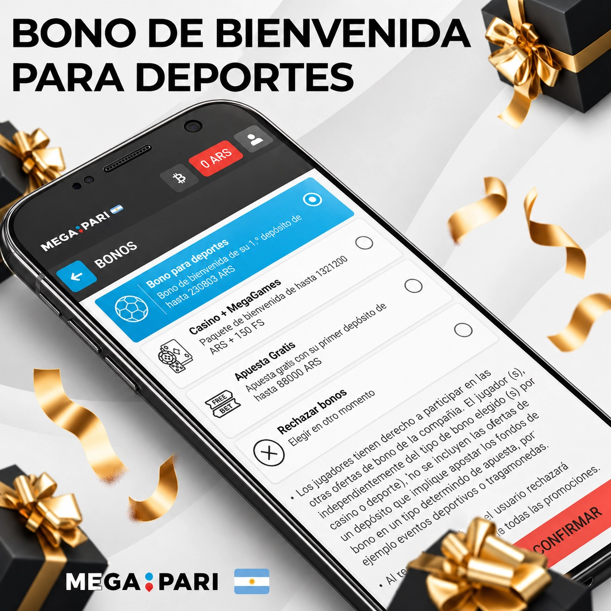 Bono de bienvenida para deportes