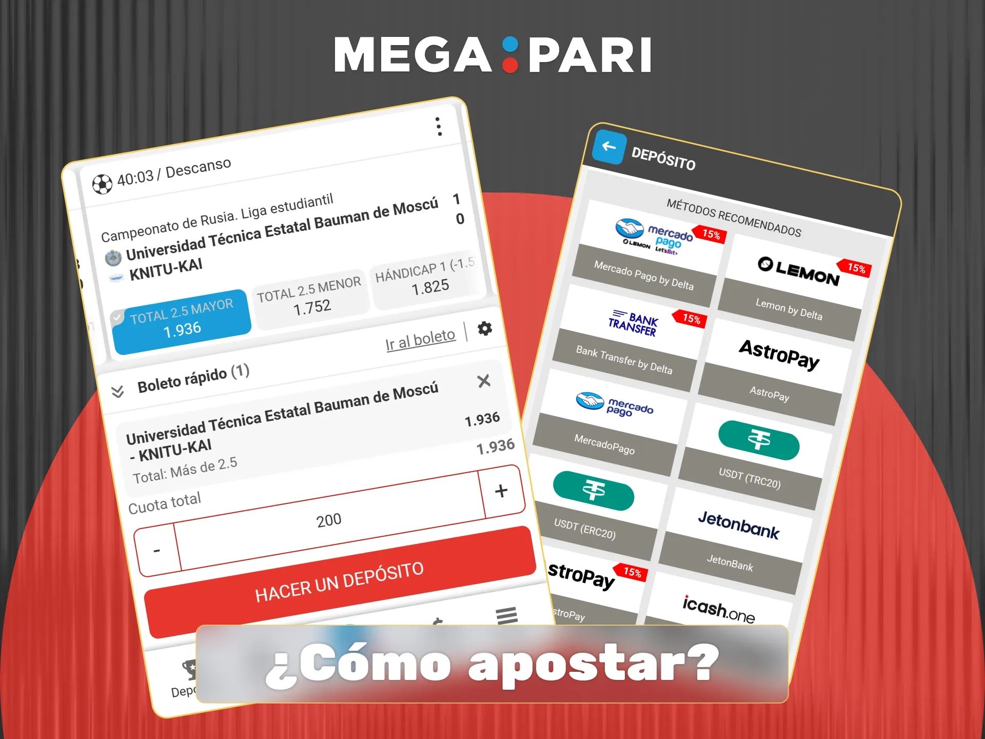 ¿Cómo apostar en Megapari?