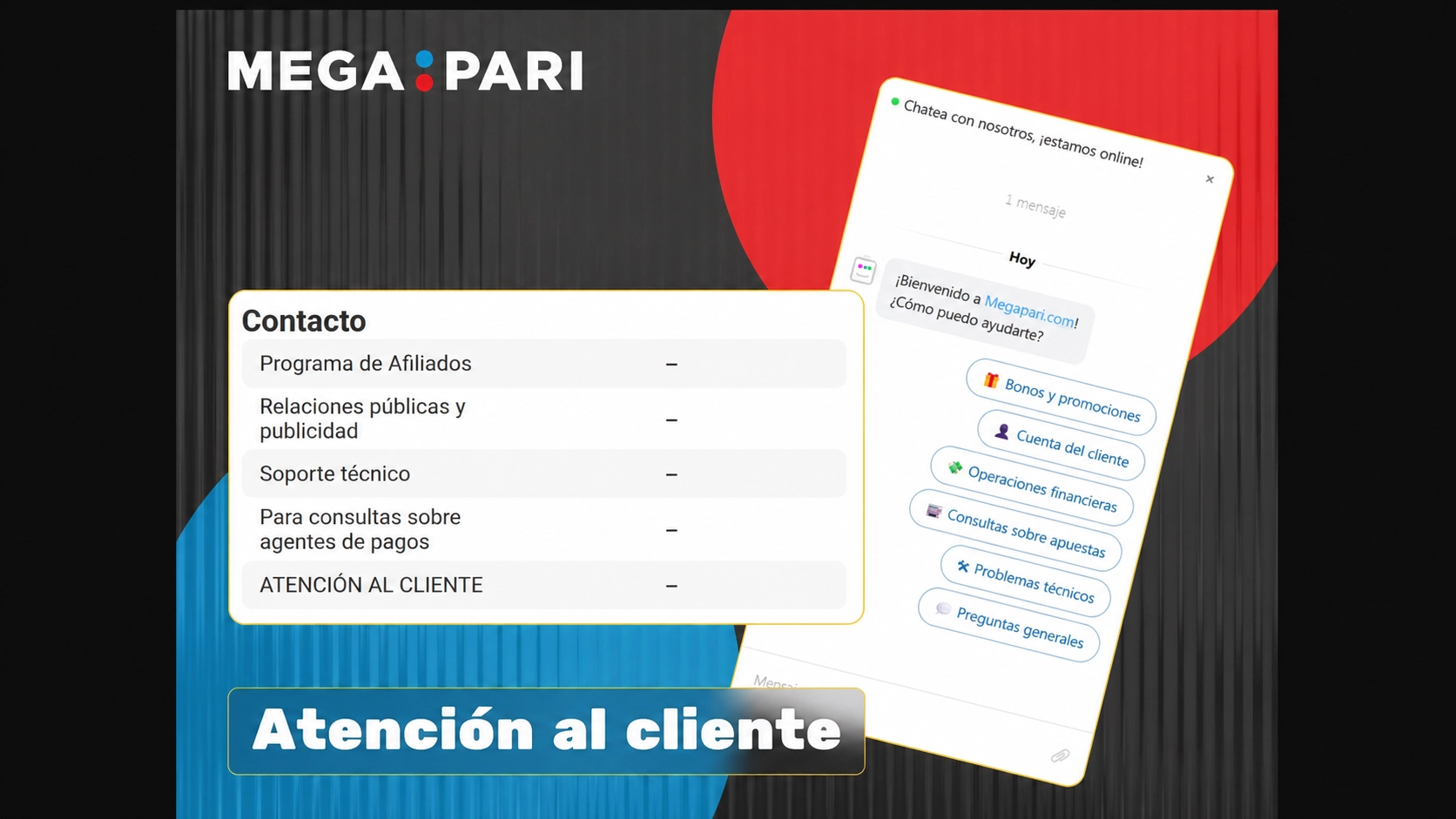Atención al Cliente de Megapari